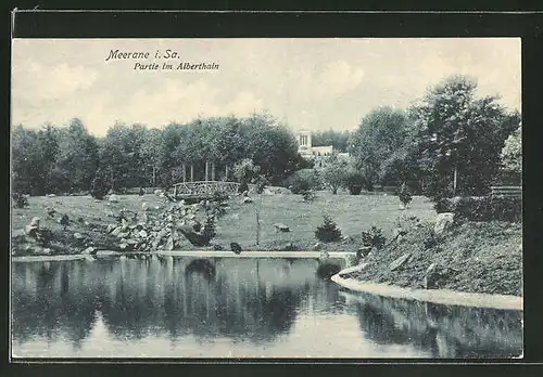 AK Meerane i. Sa., Partie im Alberthain