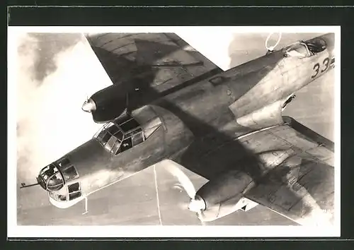 AK Die "fliegende Festung" Kampfflugzeug Ju 86 K im Fluge