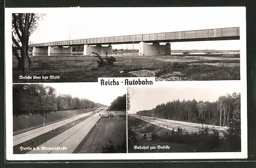 AK Reichs-Autobahnstrecke Frankfurt a/M-Darmstadt, Brücke