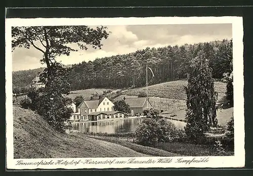 AK Hetzdorf-Herrndorf, Sumpfmühle am Waldrand