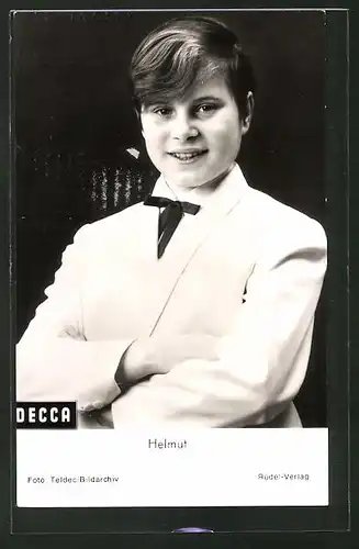 AK Schauspieler Helmut, man kann ihn auf DECCA-Schallplatten hören