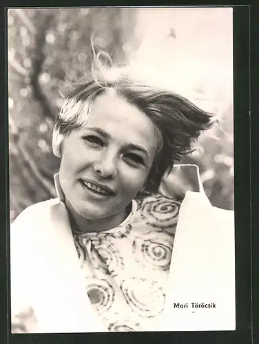 AK Schauspielerin Mari Töröcsik spielte u.a. im Film "Frechdachs"