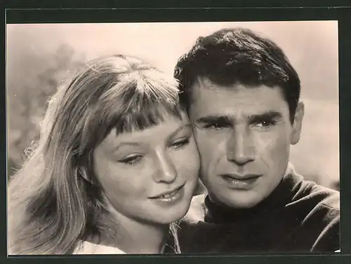 AK Schauspieler Marina Vlady und Robert Hossein im Film "In den Strömen"