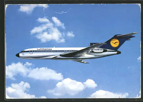 AK Lufthansa Boeing 727 Europa Jet am Himmel, Passagierflugzeug