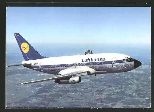 AK Lufthansa Boeing 737 City Jet am Himmel