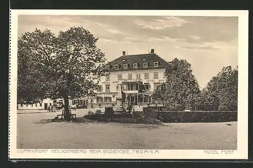 AK Heiligenberg b. Bodensee, Blick auf das Hotel zur Post