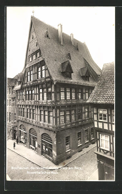Ak Nordhausen Rosenthal Sches Haus Nr 8047975 Oldthing