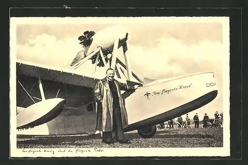 AK Dornier-Wasserflugzeug "Das fliegende Kreuz"