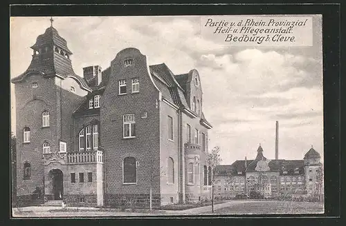 AK Bedburg, Partie v. d. Rhein. Provinzial Heil- und Pflegeanstalt