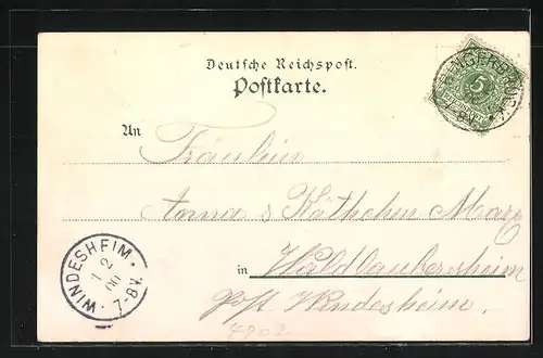 Lithographie Salzuflen, Hoffmann's Stärkefabriken, Speiseraum II, Speisesaal I, Küche
