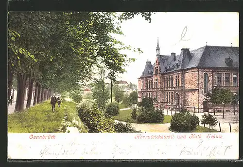 AK Osnabrück, Herrnteichswall und Katholische Schule