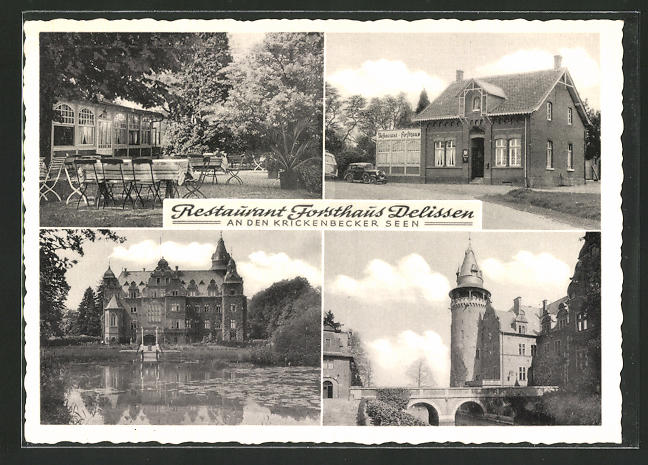 Ak Hinsbeck Krickenbeck Restaurant Forsthaus Delissen Nr 8057687