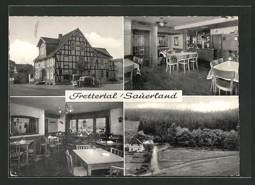 AK Fretter / Sauerland, Gasthof-Pension Arens-Schulte
