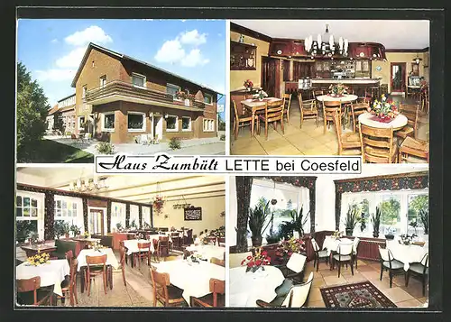AK Lette, Gasthaus "Haus Zumbült", Coesfelder Strasse 14