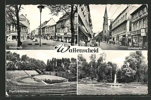 AK Wattenscheid, Oststrasse, Freilichtbühne, Stadtpark