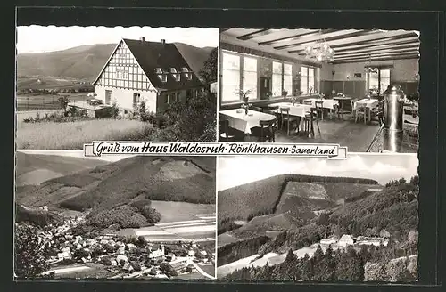 AK Rönkhausen, Gaststätte und Pension "Haus Waldesruh", Inh. Rudolf Sibbe