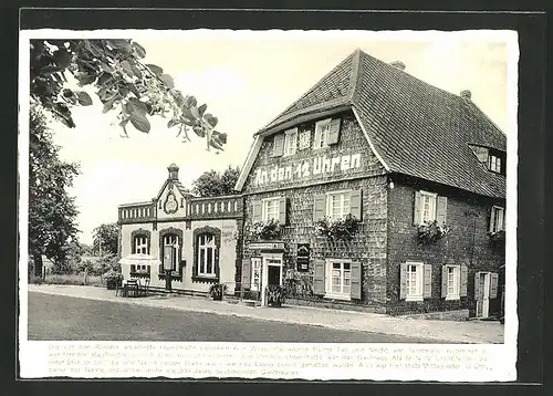 AK Leichlingen / Rhld., Altbergisches Gasthaus "An den 12 Uhren"