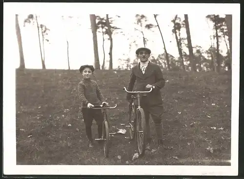 Fotografie Vater & Sohn mit Mifa - Fahrrad