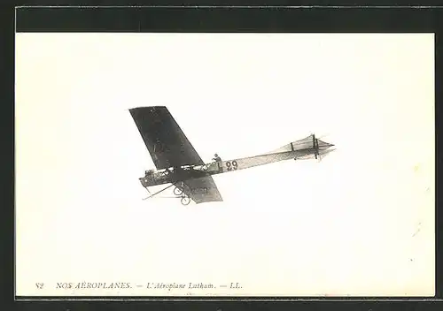 AK L'Aéroplane Latham, Lathams Flugzeug