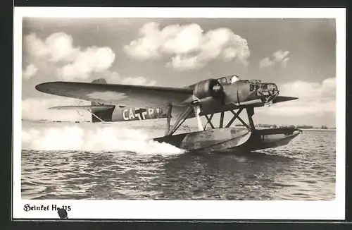 AK Wasserflugzeug Heinkel He 115