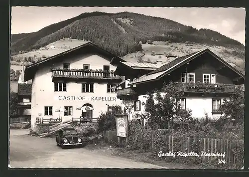 AK Piesendorf, Gasthof Kapeller, Vorderansicht