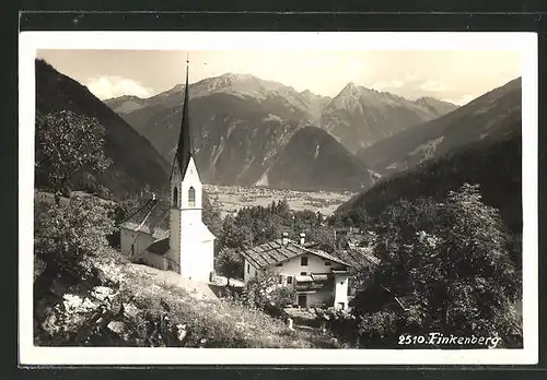 AK Finkenberg i. Tuxertal, Blick zur Kirche