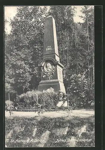 AK St. Anton, Julius Lott-Denkmal