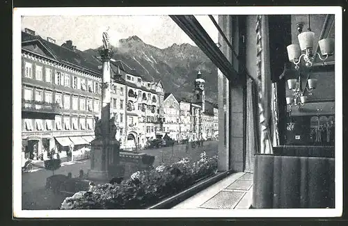 AK Innsbruck, Konditorei-Cafe Schindler & Co, Maria-Theresien-Strasse 29