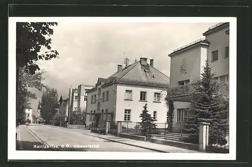 AK Mattighofen, Post und Telegraphenamt im Villenviertel