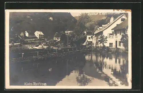 AK Klein-Reifling, Teilansicht mit Gasthaus Kaltenbrunner