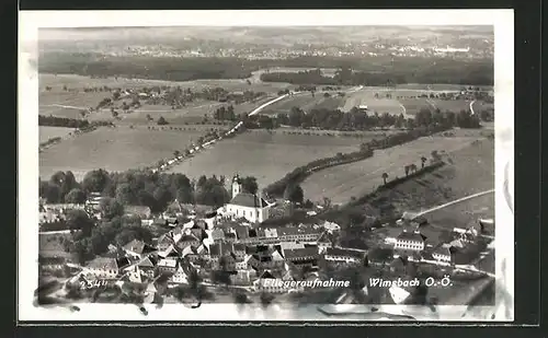 AK Wimsbach, Totalansicht, Fliegeraufnahme