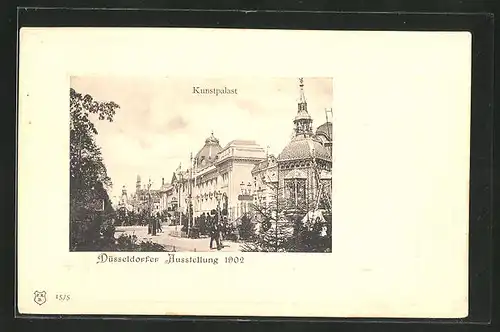 AK Düsseldorf, Kunstpalast, Düsseldorfer Ausstellung 1902