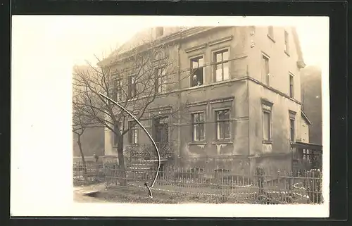 Foto-AK Werdohl-Ütterlingsen, Wohnhaus Stücken / Brinker, erbaut 1896