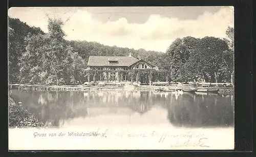 AK Gruiten, Restaurant "Winkelsmühle" von L. Hertwig