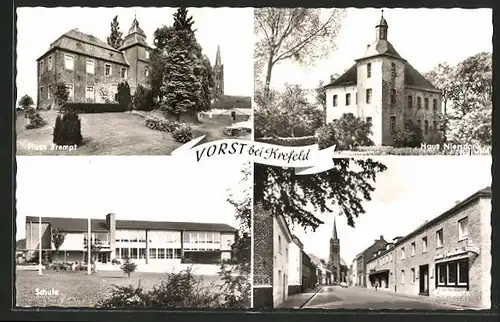 AK Vorst, Haus Brempt, Haus Niersdonk, Schule, Clevenstrasse