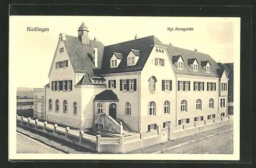AK Riedlingen, Partie am königlichen Amtsgericht