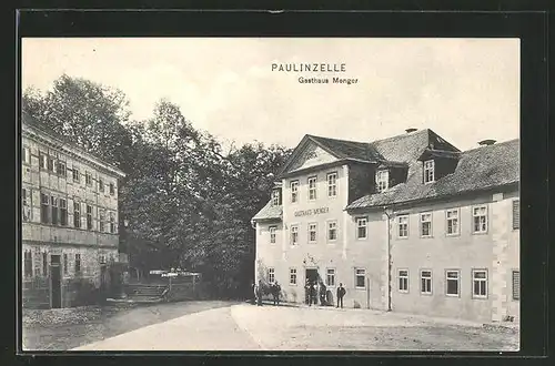 AK Paulinzelle, Gasthaus Menger