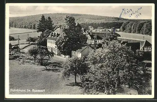 AK Rohrbrunn im Spessart, Blick zum Gasthaus im Spessart