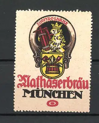 Reklamemarke München, Mathäserbräu, Wappen