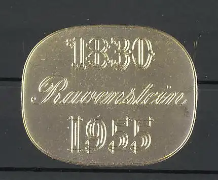 Präge-Reklamemarke Ravenstein 1830-1955