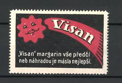 Reklamemarke Visan-Margarine, Sternschnuppe