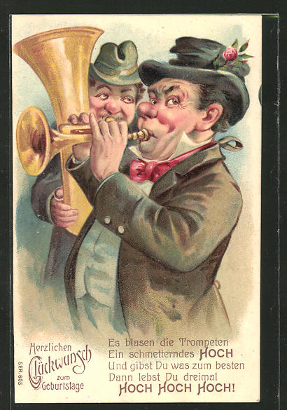 Männer blasen