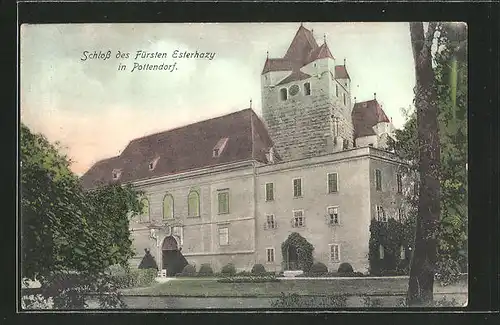 AK Pottendorf, Schloss des Fürsten Esterhazy