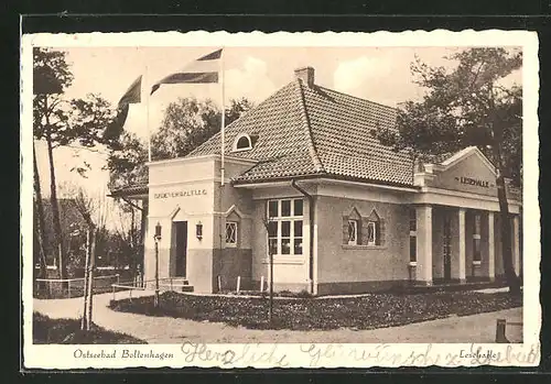 AK Boltenhagen / Ostseebad, Badeverwaltung mit Lesehalle