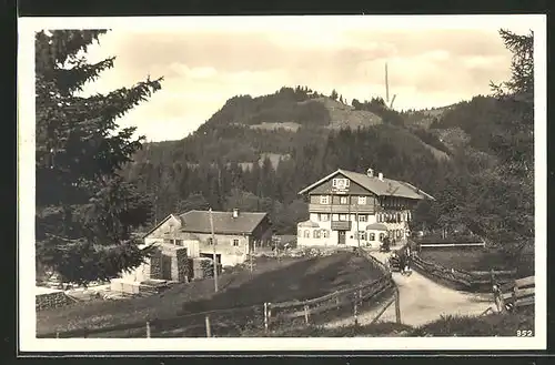 AK Wertach, Gasthaus-Pension Pfeiffermühle, Bes. Hans Uhlemaier