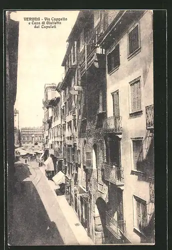 AK Verona, Via Cappello e Casa di Giulietta dei Capuleti