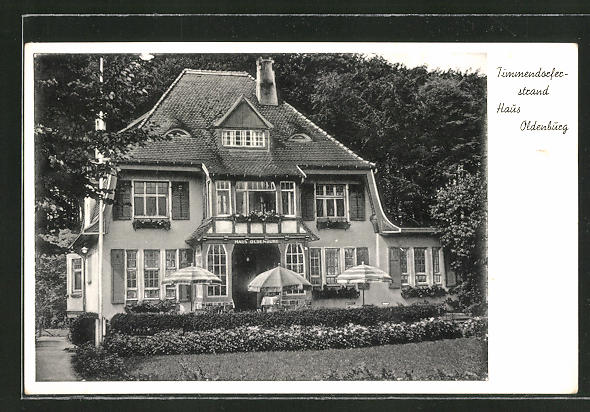 Ak Timmendorferstrand Hotel Posterholungsheim Haus Oldenburg