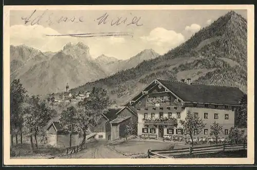 AK Derndorf / Obb., Gasthof zum Tirolerhof