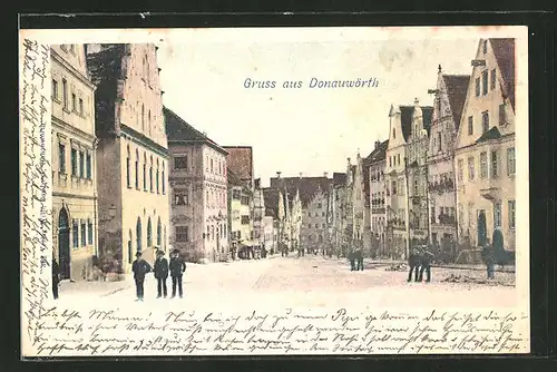 AK Donauwörth, Blick in die Reichsstrasse