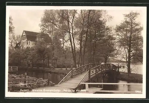 AK Malente-Gremsmühlen, Partie im Kurpark